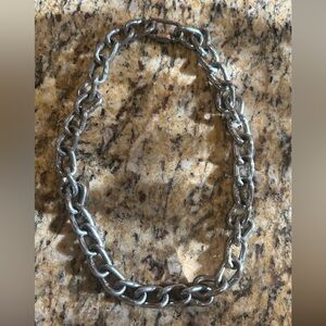 Chunky Silver Chain Necklace